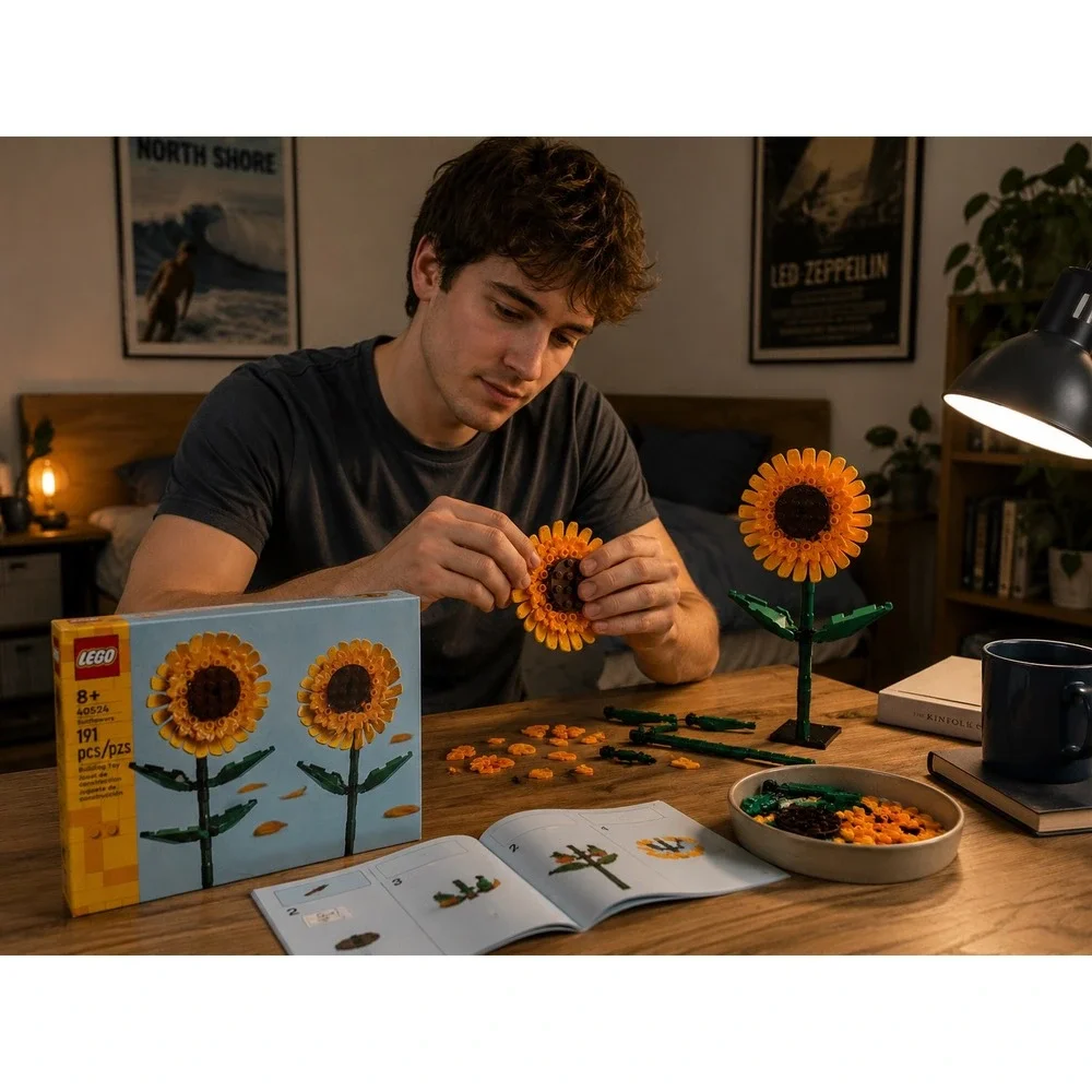 New In Box Lego Sunflowers 40524 191‎ Pieces